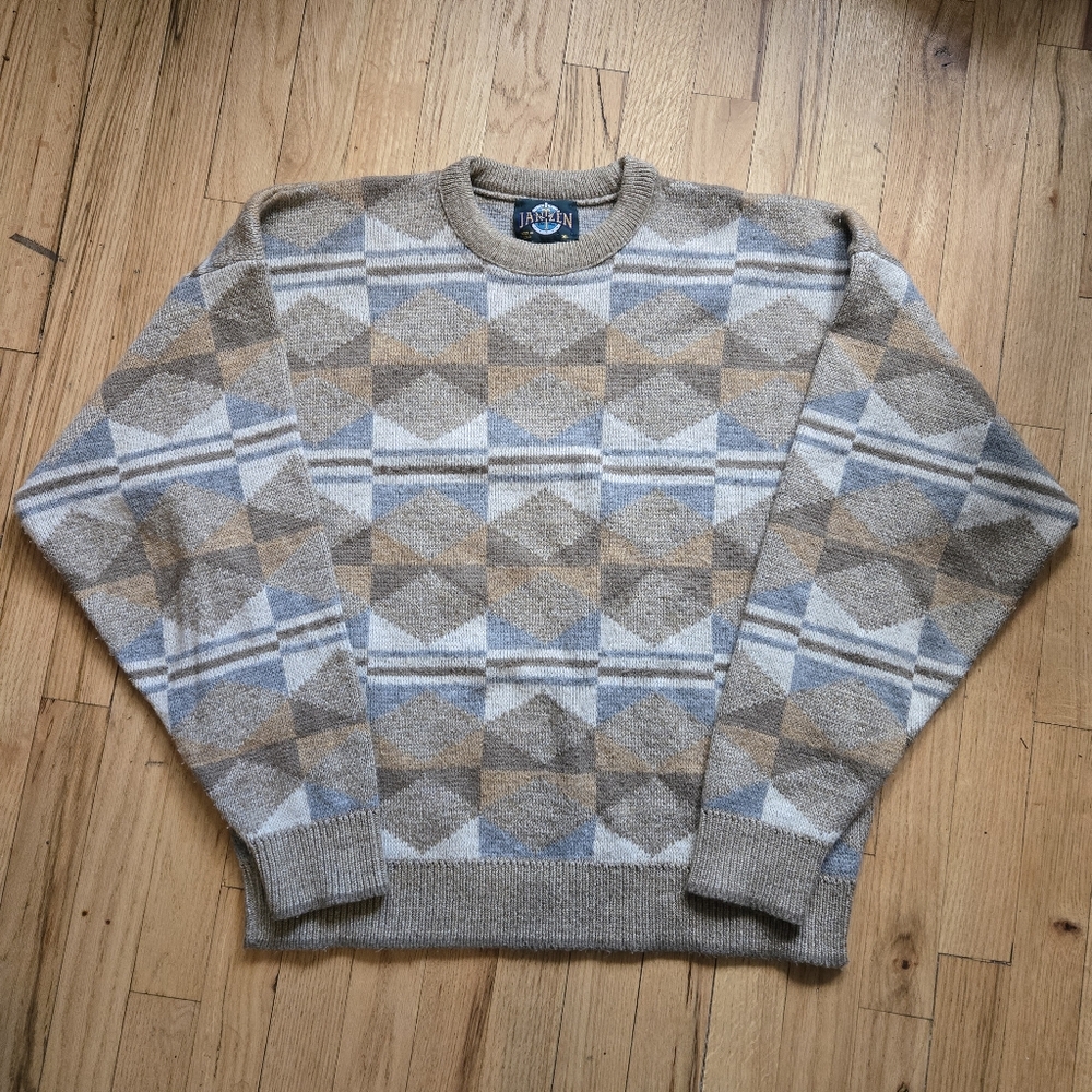 Vintage 90s Jantzen Geometric Sweater